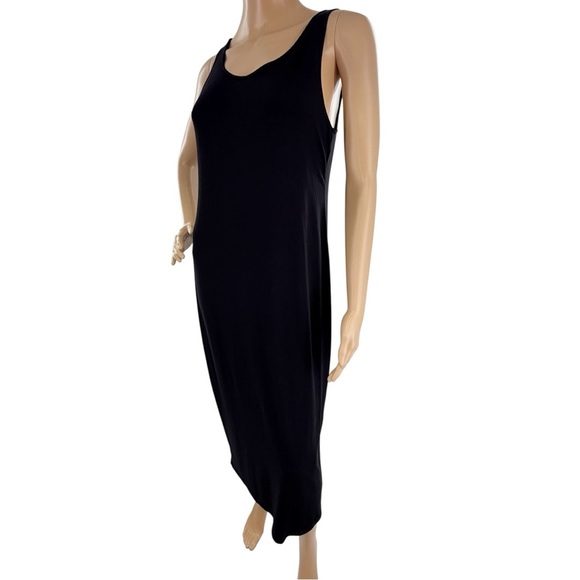 Eileen Fisher Black Sleeveless Midi Tank Dress Size S/P - Picture 10 of 10